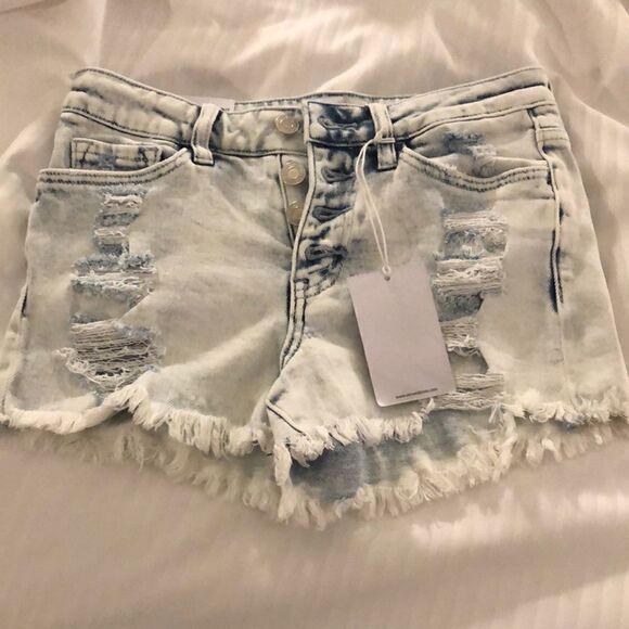Vervet distressed cutoff denim shorts Size XS NWT - Picture 1 of 6